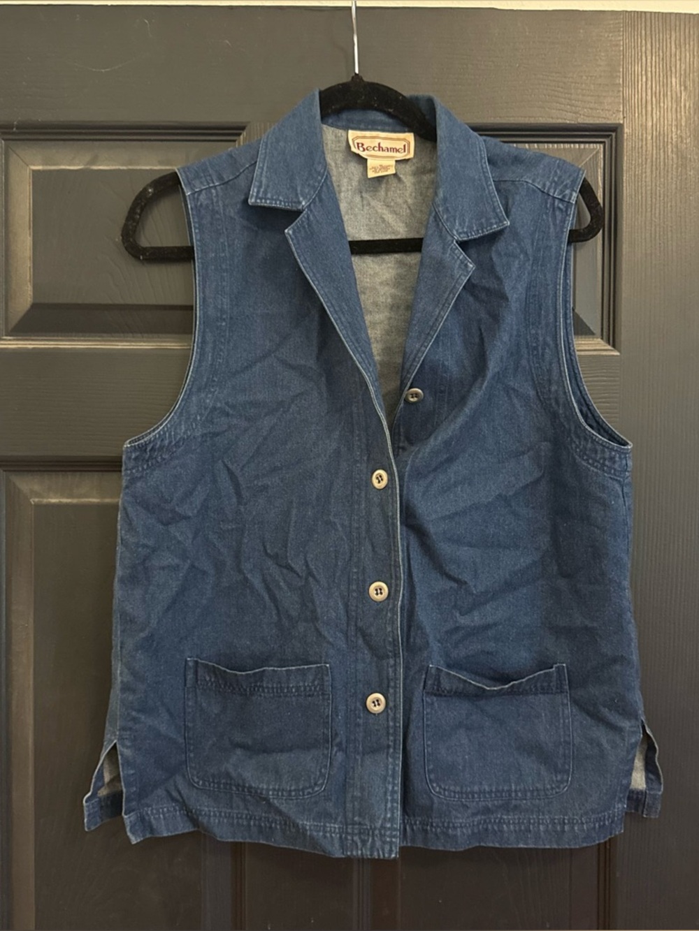 Bechamel Denim Vest Vintage, Size M, EUC